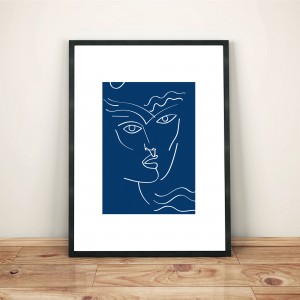 certains-avaient-la-peau-bleue1-cadre-serigraphie-illustration-nantes-monochrome-sarah-nyangue-saratoustra