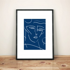 certains-avaient-la-peau-bleue3-cadre-serigraphie-illustration-nantes-monochrome-sarah-nyangue-saratoustra