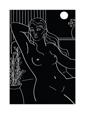 contemplation-serigraphie-illustration-nantes-sarah-nyangue-saratoustra